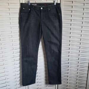 Adrianno Goldshmied Women's Black The Stilt  Straight Leg Jeans Size 32